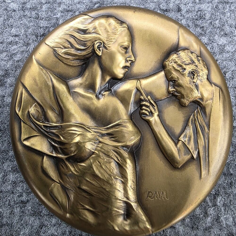 Vintage Brookgreen Gardens South Carolina Bronze Medal Sculpture 1999 Art - Picture 3 of 10